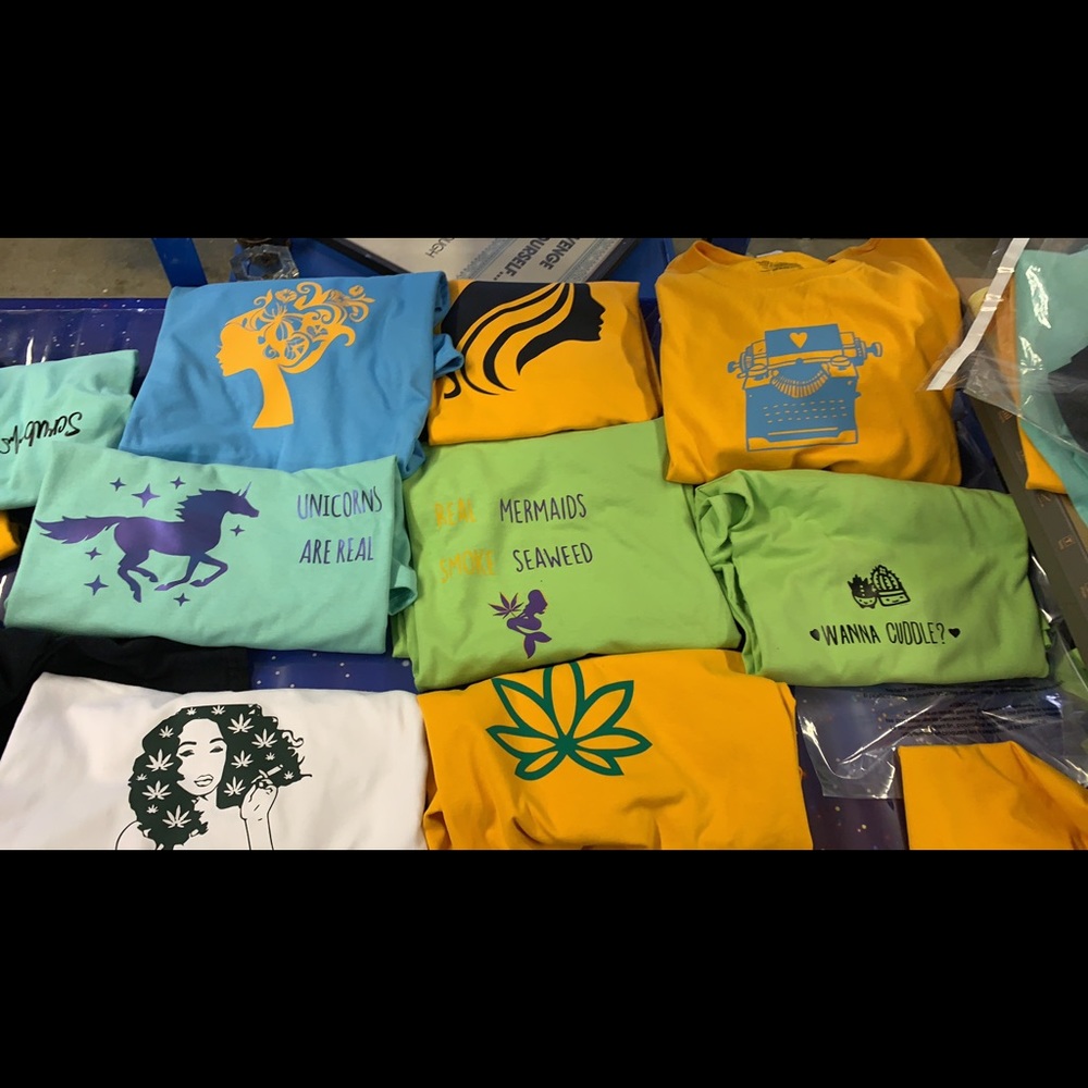 Custom vinyl tees